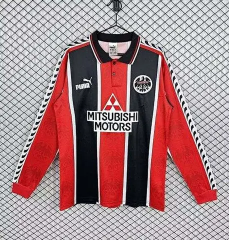 Retro Eintracht Frankfurt 1996/97 Home Long Sleeve Jersey S-XXL