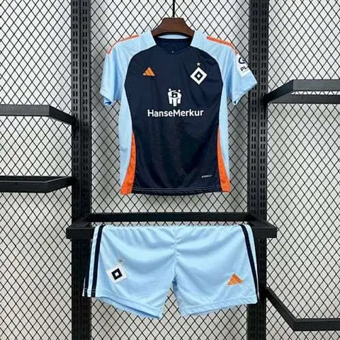 25-26 Hamburger SV Pre-Match Special Shirt Kids Kit