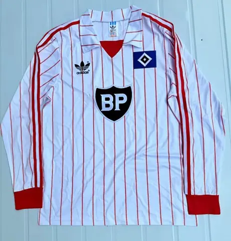 Hamburger SV 1982/83 Home Long Sleeve Retro Jersey