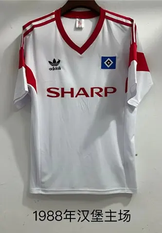 Retro 1988 Hamburger home soccer jersey