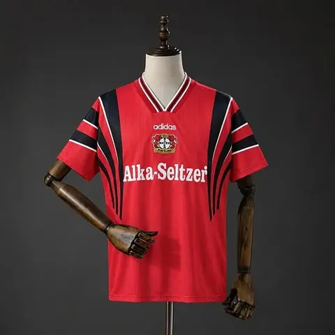 1996/97 Bayer Leverkusen Red Home Retro Soccer Jersey S-XXL