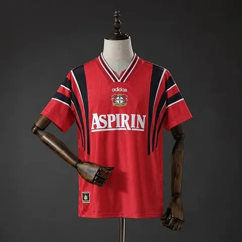 1997/98 Bayer Leverkusen Red Home Retro Soccer Jersey S-XXL
