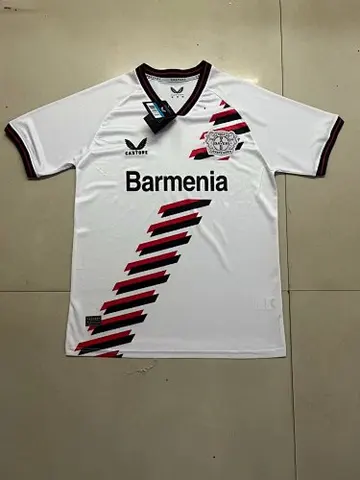 23-24 leverkusen away white jersey