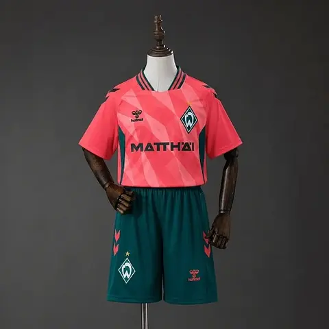 2026/27 SV Werder Bremen Third Away Kids Kit Soccer Jersey 16-28