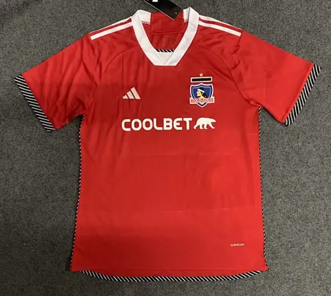 24-25 COLO COLO third away red jersey
