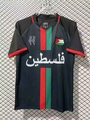 24-25 palestine black jersey