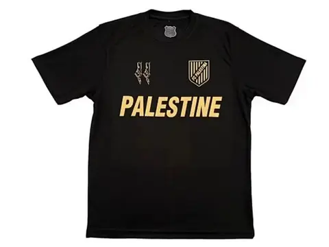 24-25 Palestine black jersey