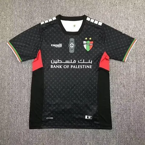 24-25 Palestinian third away black jersey