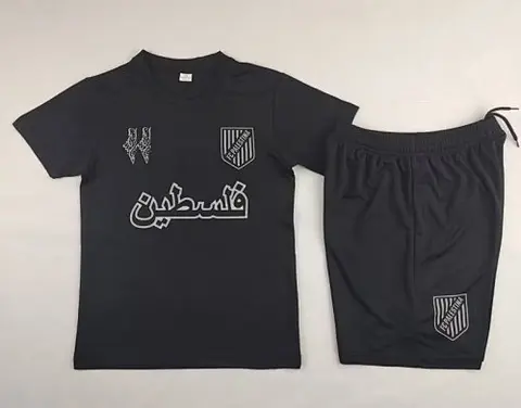 24-25 Palestino Black kid kit