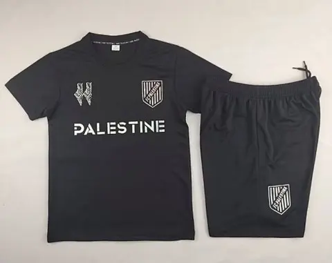24-25 Palestino Black kid kit