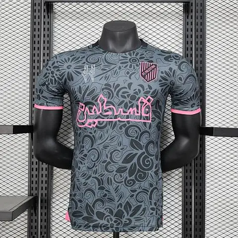 25-26 Palestino special version grey pink Player version soccer jersey