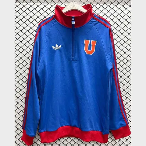 2026/27 Universidad de Chile Blue Half Zip Training Suit S-2XL