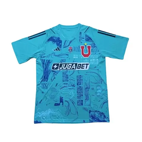 24-25 Universidad De Chile blue goalkeeper jersey