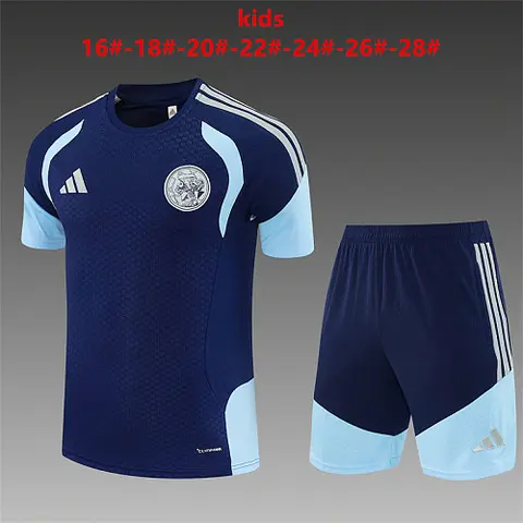 2026/27 Ajax Dark Blue Training Kids Kit Size 16-28