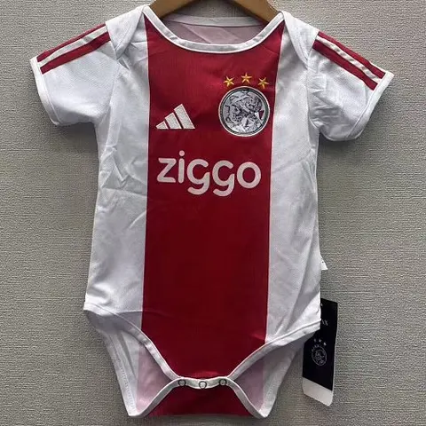 2026/27 Ajax Red White Home Baby Soccer Jersey