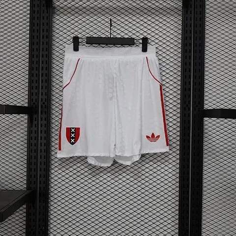 25-26 Ajax 125th white player version shorts