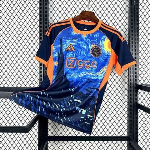 Mens Ajax x Van Gogh 2025/26 The Starry Night Edition Jersey