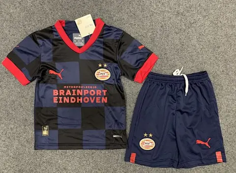 22-23 PSV Eindhoven away kids kit