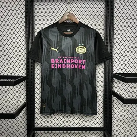 24-25 PSV Eindhoven Pre-match training black Jersey