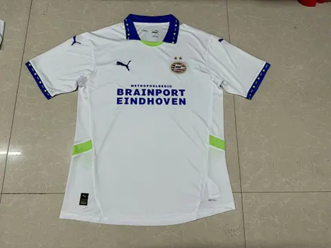 24-25 PSV away white soccer jersey
