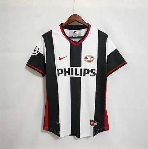 98-99 PSV away black and white
