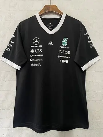 2026 Mercedes Black F1 Jersey S-5XL