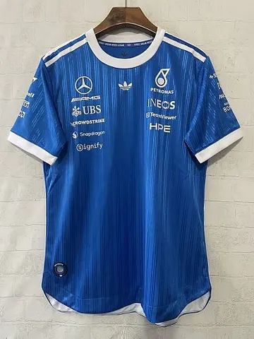 2026 Mercedes Blue F1 Jersey S-5XL