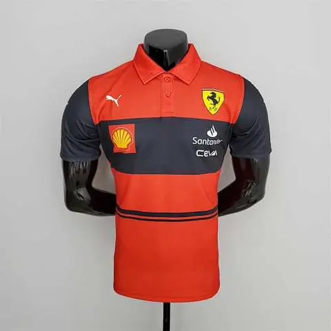 Polo nouveau F1 Formula One; Ferrari course rouge