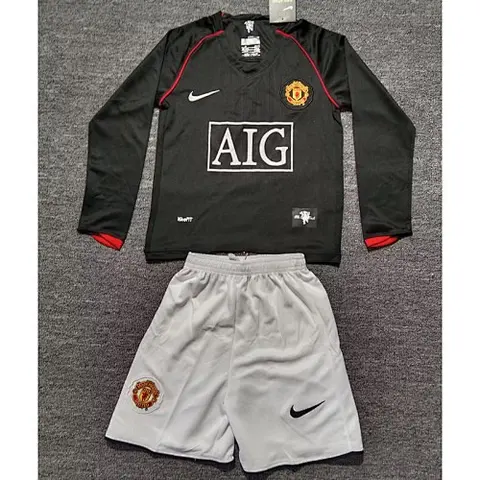 07-08 MNU away retro long sleeve kid kit