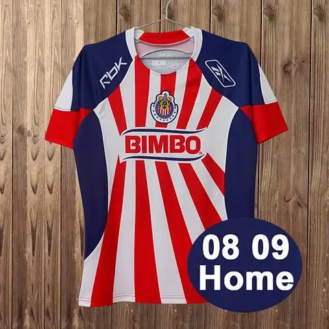 2008/09 Chivas Home Retro Soccer Jersey S-2XL
