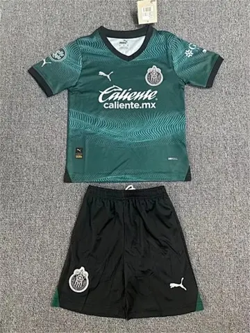23-24 Chivas third green kid kit