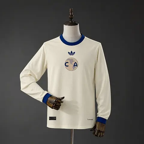 2026/27 Club America 110th Anniversary Cream Long Sleeve Soccer Jersey S-4XL