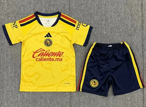 2026/27 Club America Home Kids Kit Soccer Jersey Size 16-28