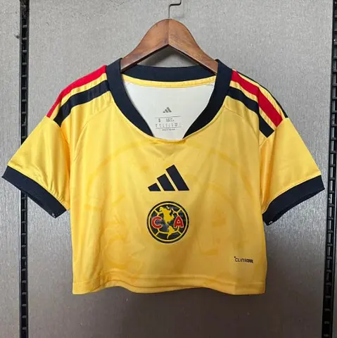 2026/27 Club America Home Women's Crop Top Soccer Jersey S-2XL