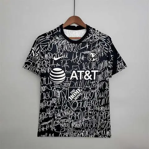21-22 Club America Team training uniform black