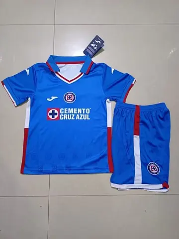 22-23 Cruz Azul home kids kit