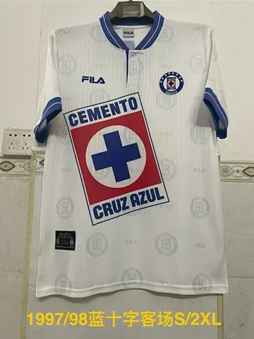 99-00 Cruz Azul away Retro soccer jersey size S-2XL