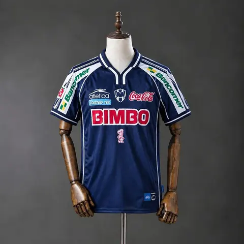 1999/2000 Monterrey Navy Third Retro Soccer Jersey S-2XL