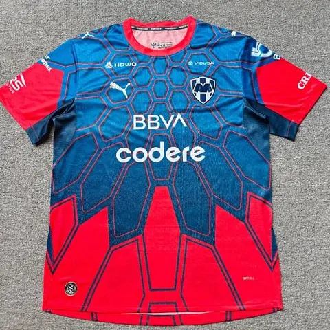 2026/27 Monterrey Blue Red Goalkeeper Player Version Soccer Jersey S-2XL