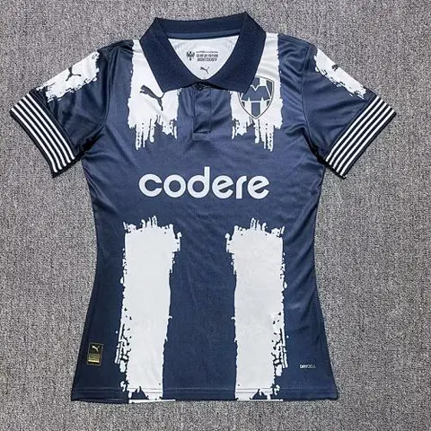 25-26 Monterrey White Blue Special Edition Women Jersey