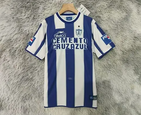 01-02 Pachuca home retro jersey
