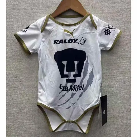 2026/27 Pumas UNAM White Home Baby Soccer Jersey
