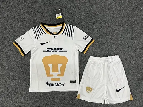 22-23 Pumas white and gold special kids kit