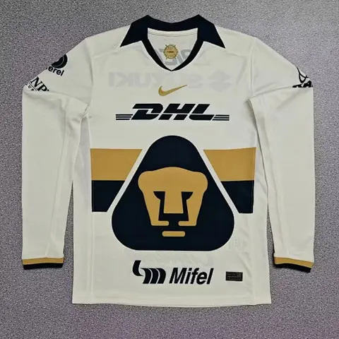 25-26 Pumas home long sleeves soccer jersey