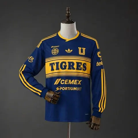2026/27 Tigres UANL Blue Away Long Sleeve Soccer Jersey S-4XL