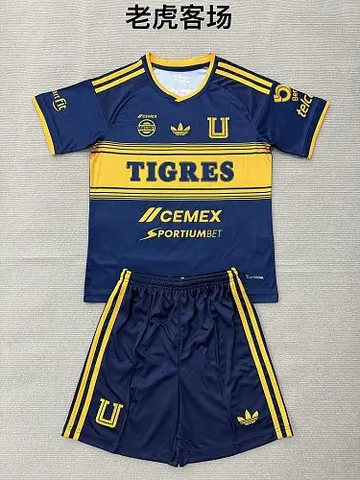 2026/27 Tigres de la UANL Away Kids Kit Soccer Jersey 16-28