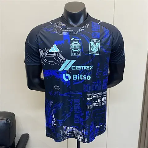 23-24 Tigres Black and royal blue Special Edition player version