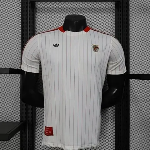 25-26 Benfica White Retro Model Player Version size S-2XL