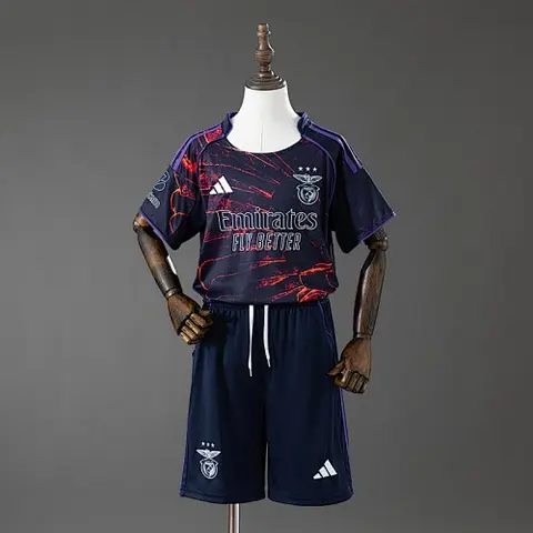 Benfica 26/27 Third Away Kids Kit Jersey Size 16-28