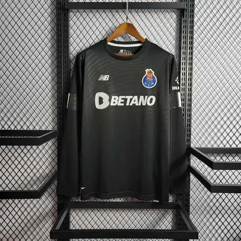 22-23 Porto goalkeeper black long sleeves